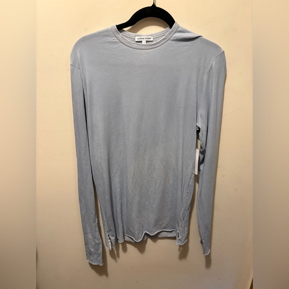 NWT cotton citizen prince‎ Light Blue Long Sleeve Shirt Sz small